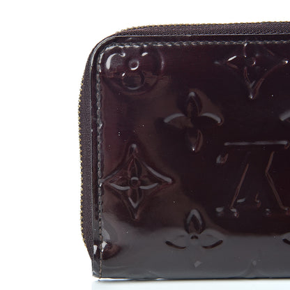 Louis Vuitton Vernis Zippy Coin Purse Wallet Amarante 8 of 9
