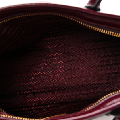 Prada Shiny Nappa Medium Bonnie Shoulder Bag Bordeaux 5 of 10