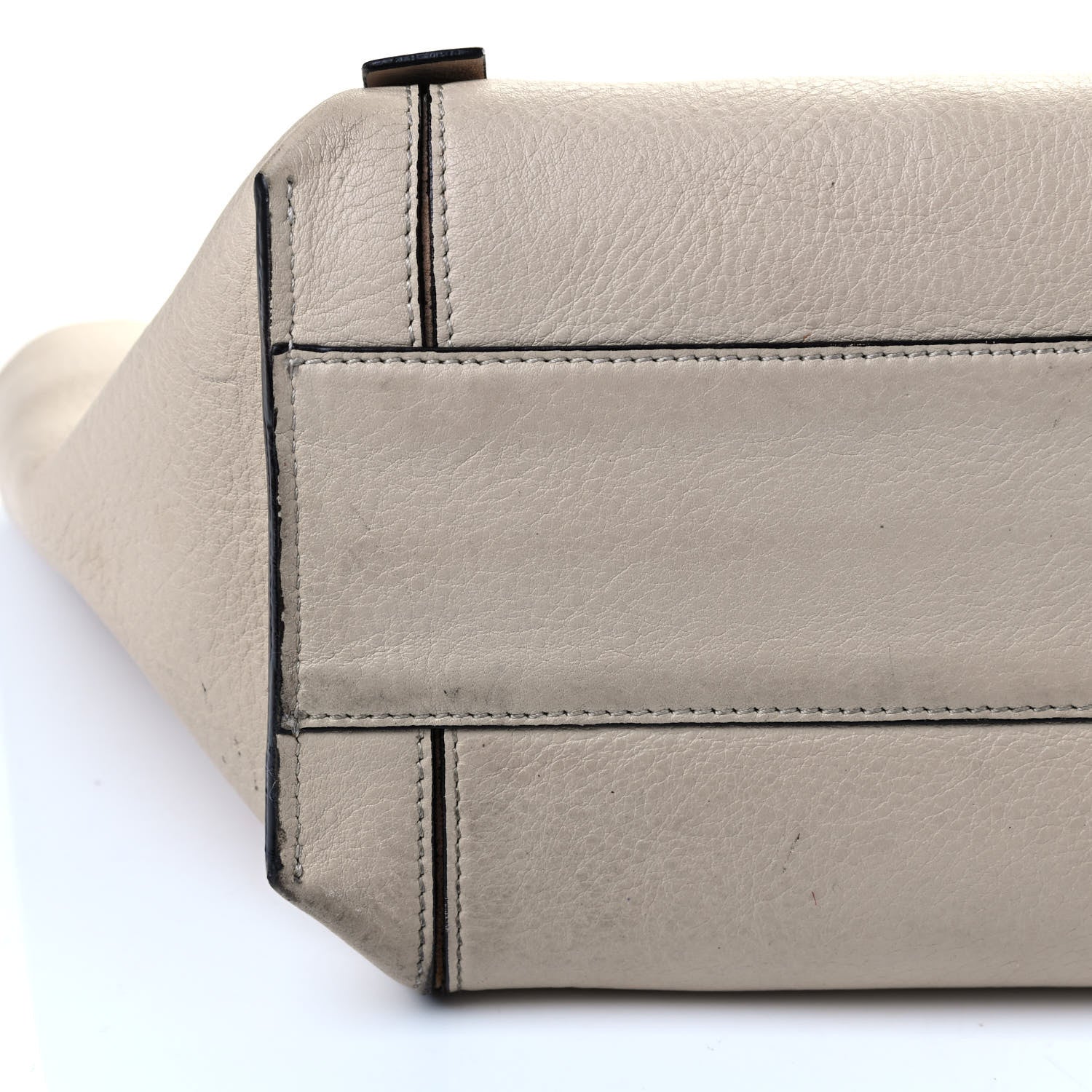 Chloe Smooth Calfskin Small Milo Shopping Tote Motty Grey 11 of 14