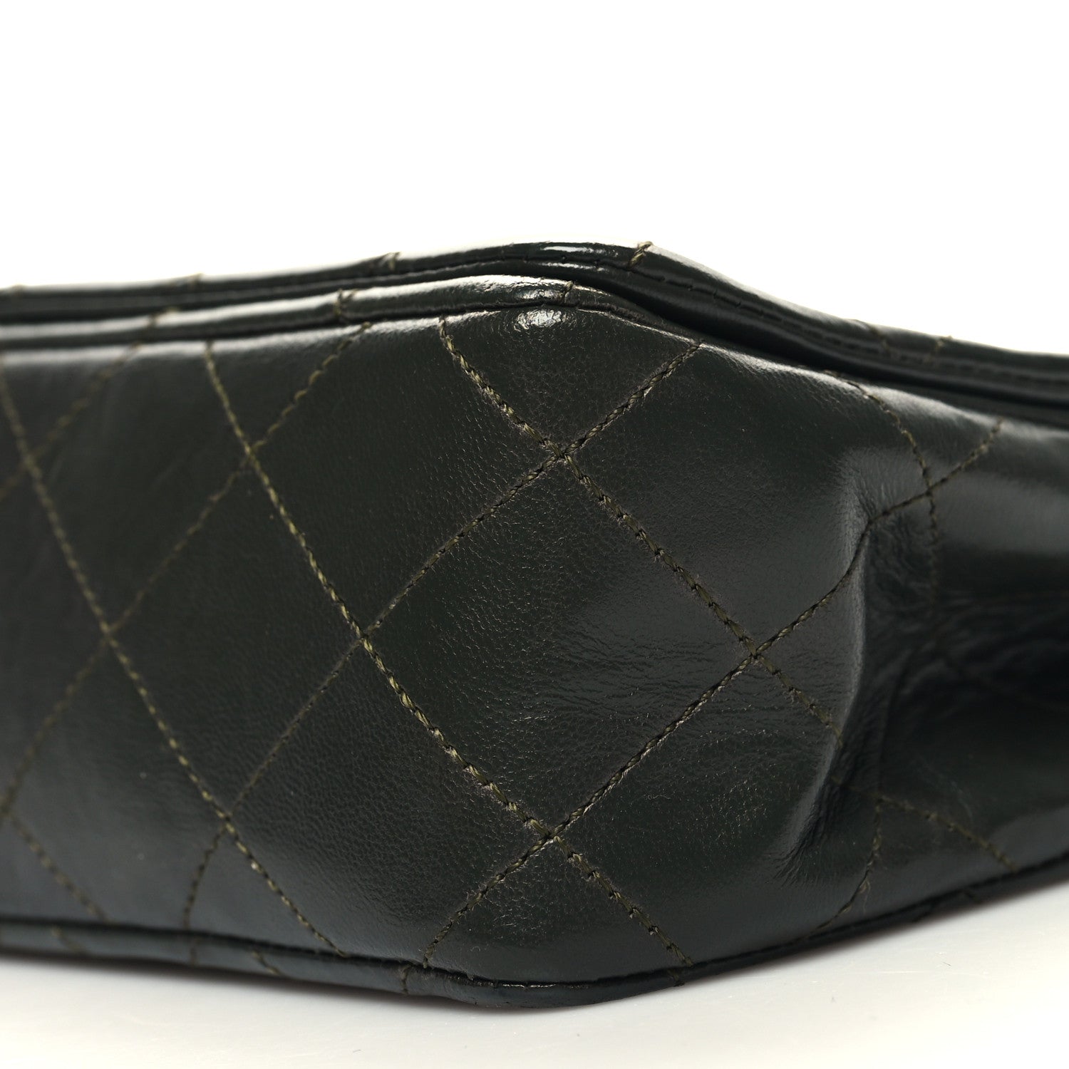 Chanel Lambskin Quilted Small Single Flap Bag Green 11 of 11