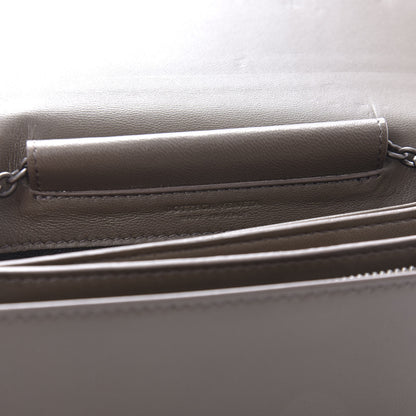 Bottega Veneta Nappa Intrecciato Continental Wallet on Chain Ebano 8 of 10