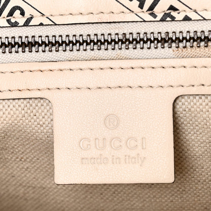 Gucci X BALENCIAGA Calfskin Matelasse Logo Print Small GG Marmont Shoulder Bag White 6 of 14