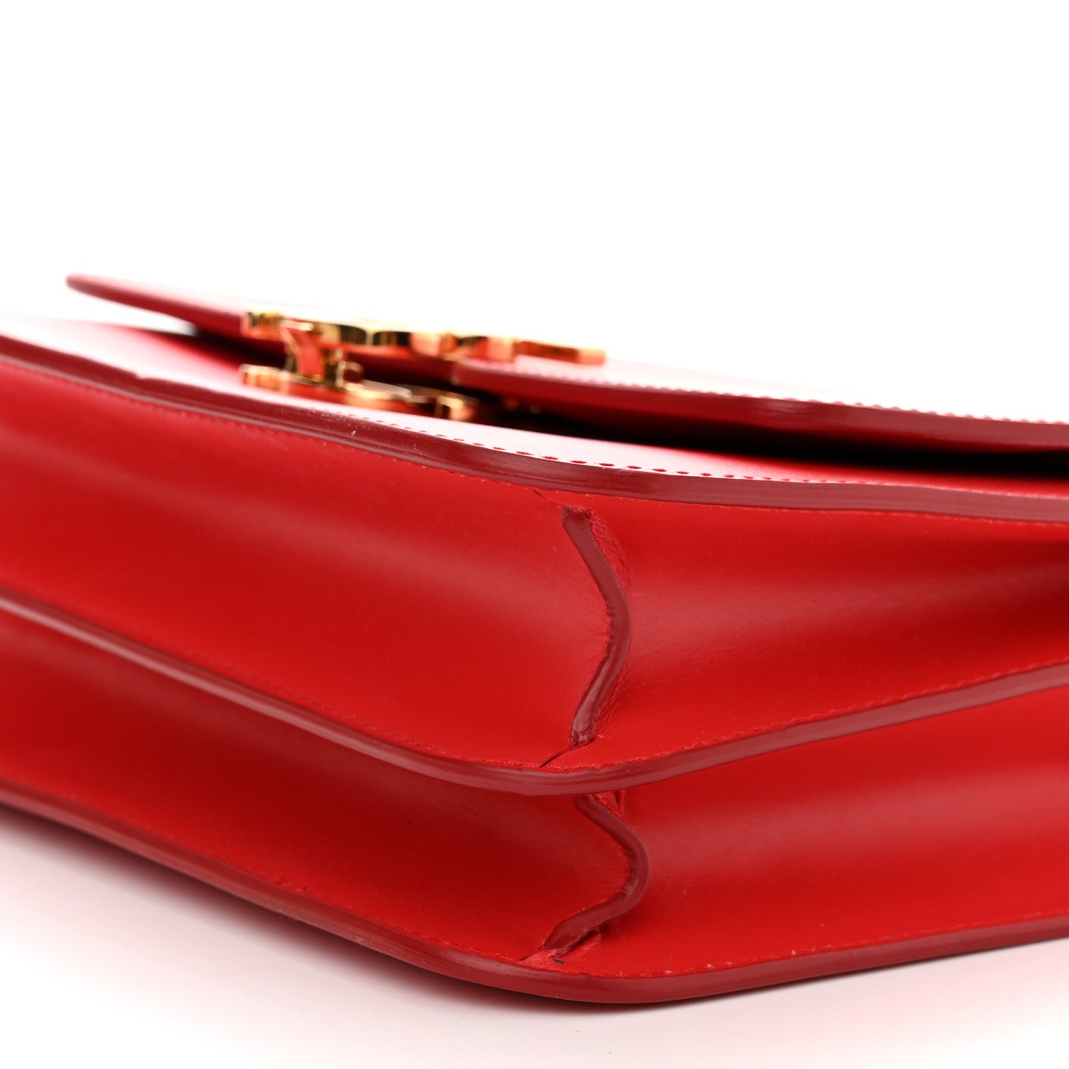 Burberry Calfskin Medium TB Bag Bright Red 9 of 12