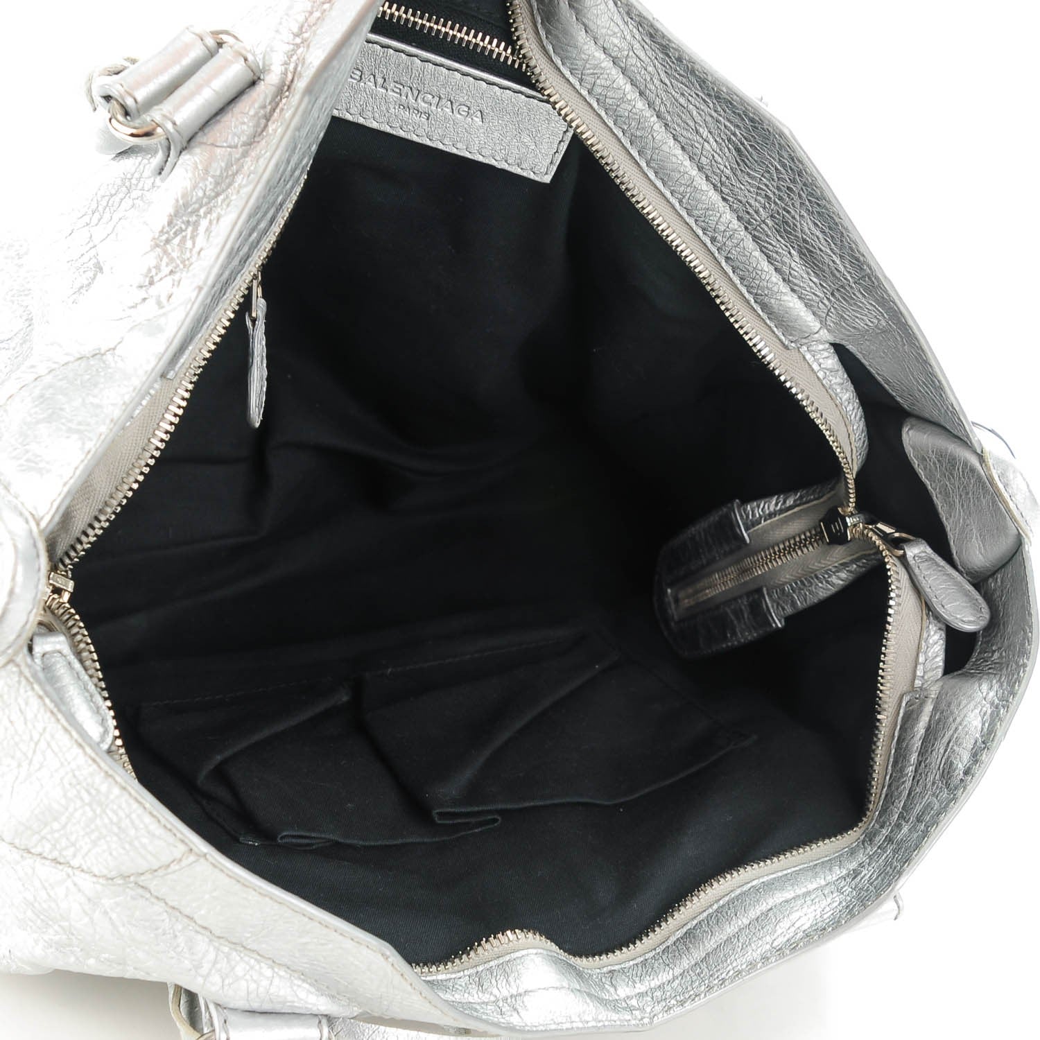 Balenciaga Agneau Giant 12 Silver Hardware City Gris Aluminum 5 of 8