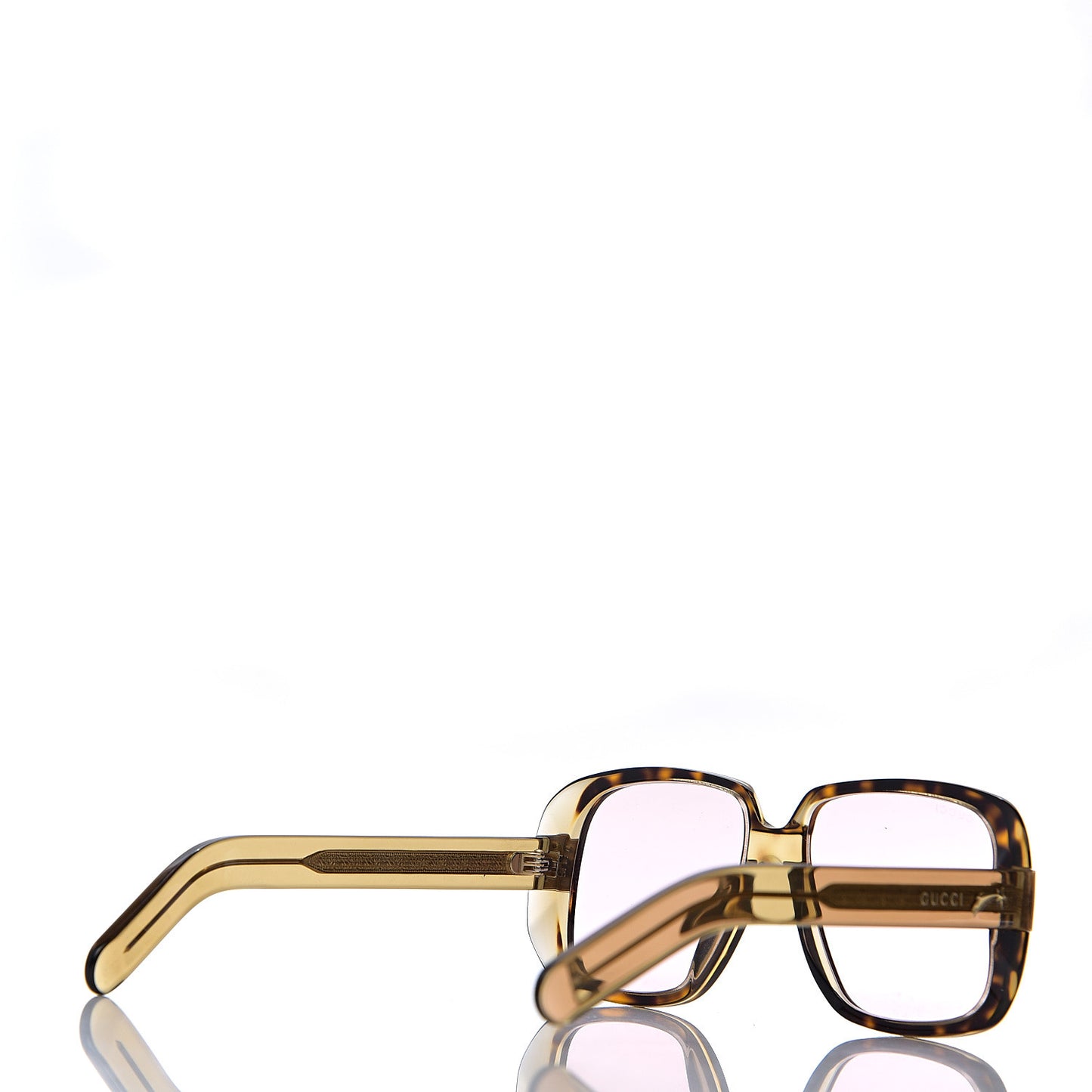 Oversize Square Frame GG0318S Sunglasses Brown