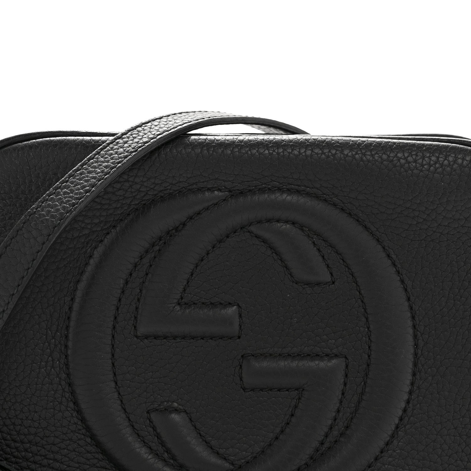 Gucci Pebbled Calfskin Small Soho Disco Bag Black 8 of 12
