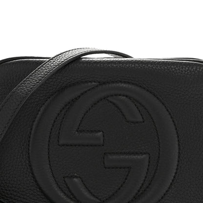Gucci Pebbled Calfskin Small Soho Disco Bag Black 8 of 12