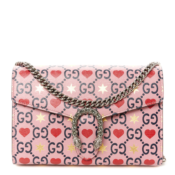 Gucci Calfskin Valentine's Day Exclusive Mini Dionysus Chain
