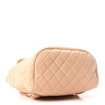 Chanel Calfskin Quilted Small Urban Spirit Backpack Beige 4 of 11