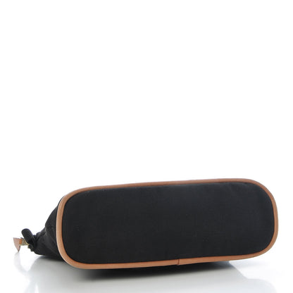 Hermes Cotton Canvas Bolide Travel Cosmetic Pouch Black 4 of 8