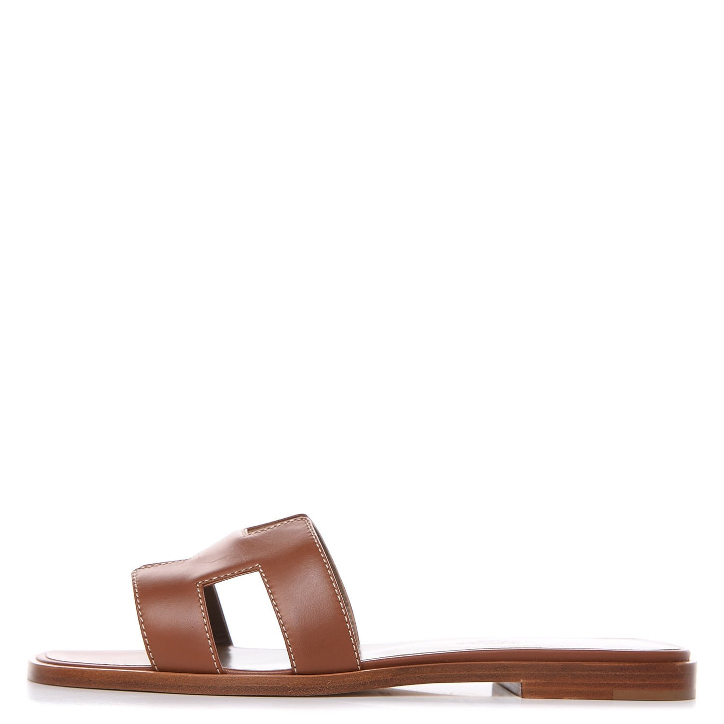 Box Calfskin Oran Sandals 37 Gold