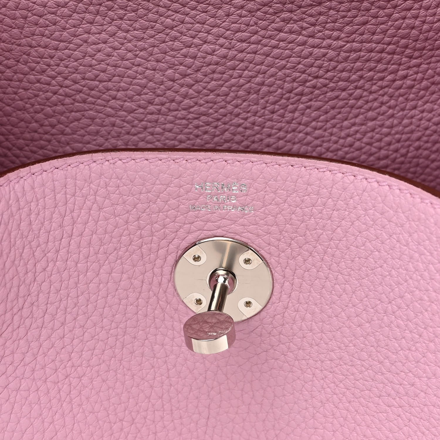 Hermes Taurillon Clemence Lindy 26 Mauve Sylvestre 8 of 10
