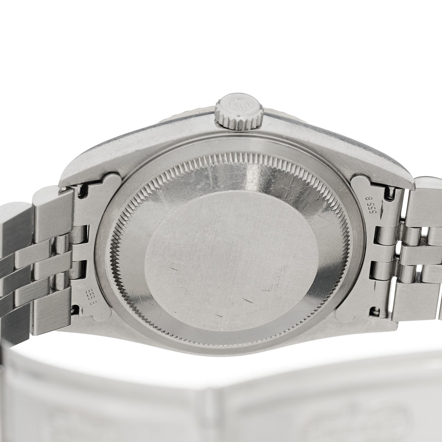 Stainless Steel 18K White Gold Diamond 36mm Oyster Perpetual Datejust Watch Silver 16234