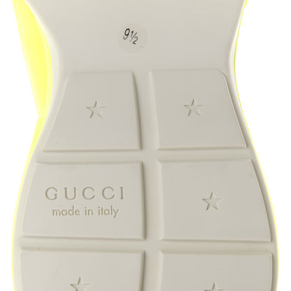 Gucci Calfskin Mens Rhyton Sneakers 9.5 Yellow Fluo 8 of 9