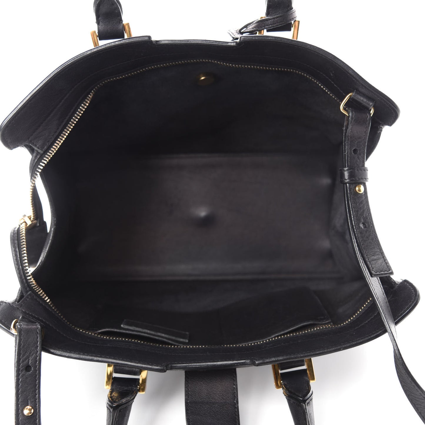 Smooth Calfskin Small Monogram Cabas Black