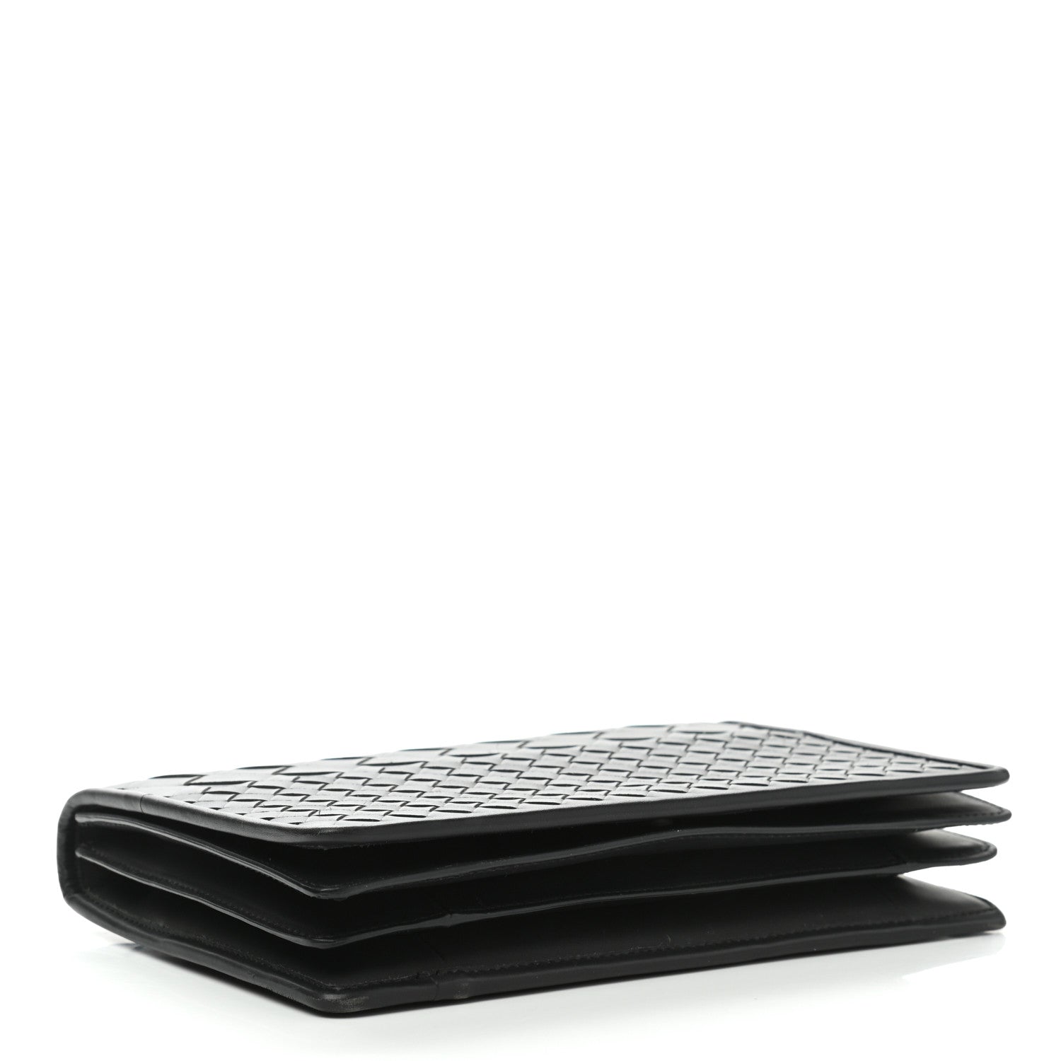 Bottega Veneta Nappa Intrecciato Medium Woven Clutch Black 4 of 12