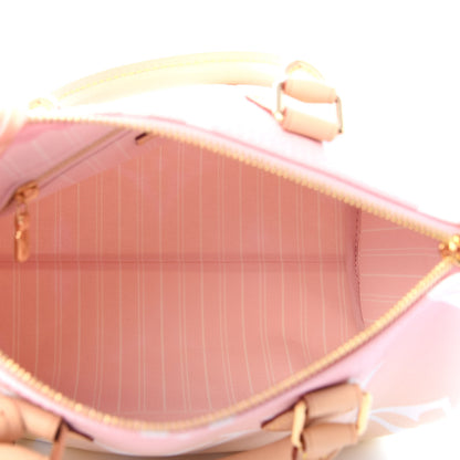 Louis Vuitton Monogram Giant By The Pool Speedy Bandouliere 25 Light Pink 5 of 10
