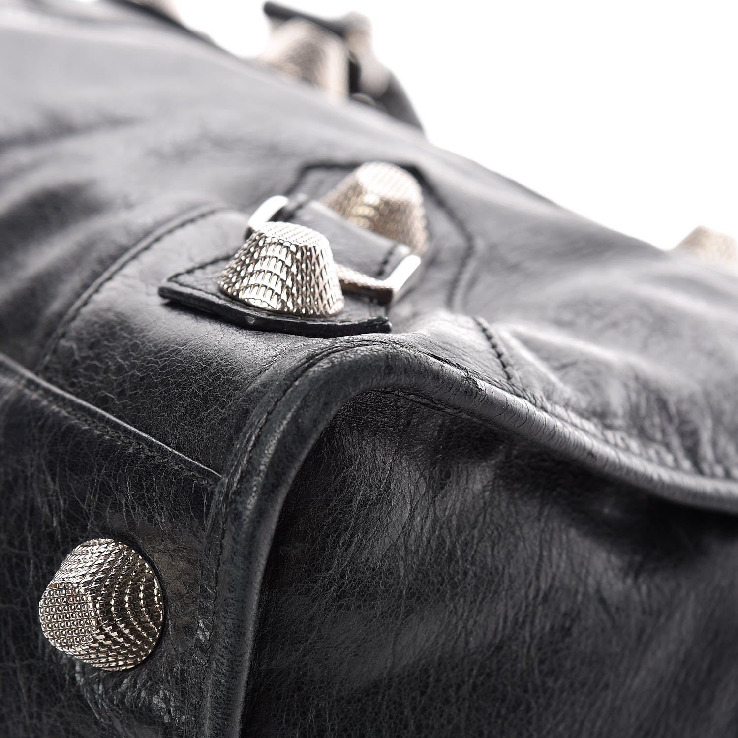 Balenciaga Agneau Giant 21 Silver Hardware Work Black 13 of 16