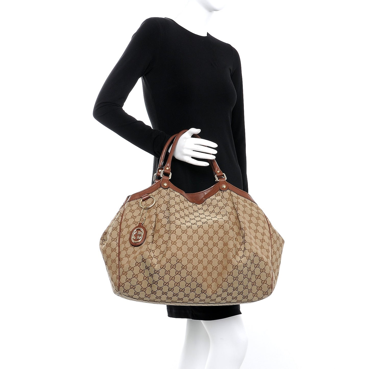 Monogram Large Sukey Tote Brown