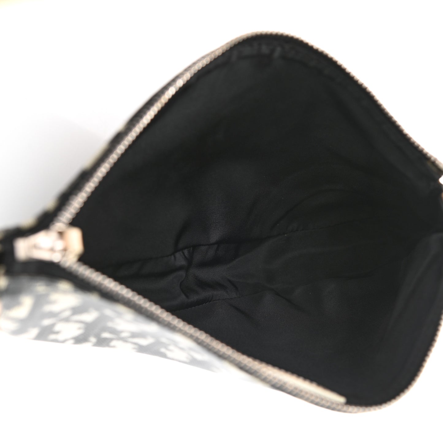 Monogram Mini Saddle Pochette White Blue