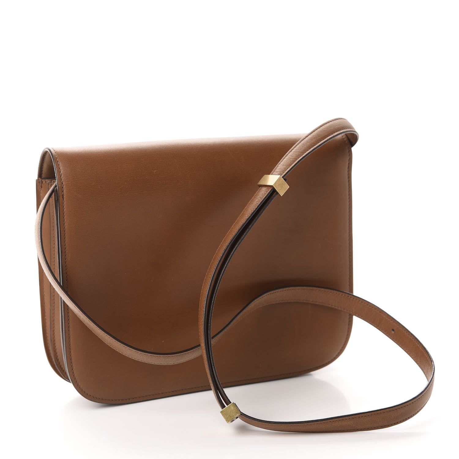 Celine Box Calfskin Medium Classic Box Flap Bag Camel 3 of 12