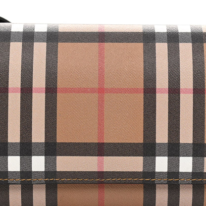 Burberry Vintage Check Henley Wallet On Chain Black 9 of 11