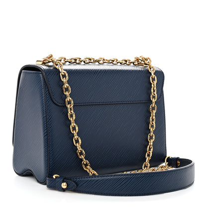 Louis Vuitton Epi Twist Shoulder Bag MM Indigo 4 of 11