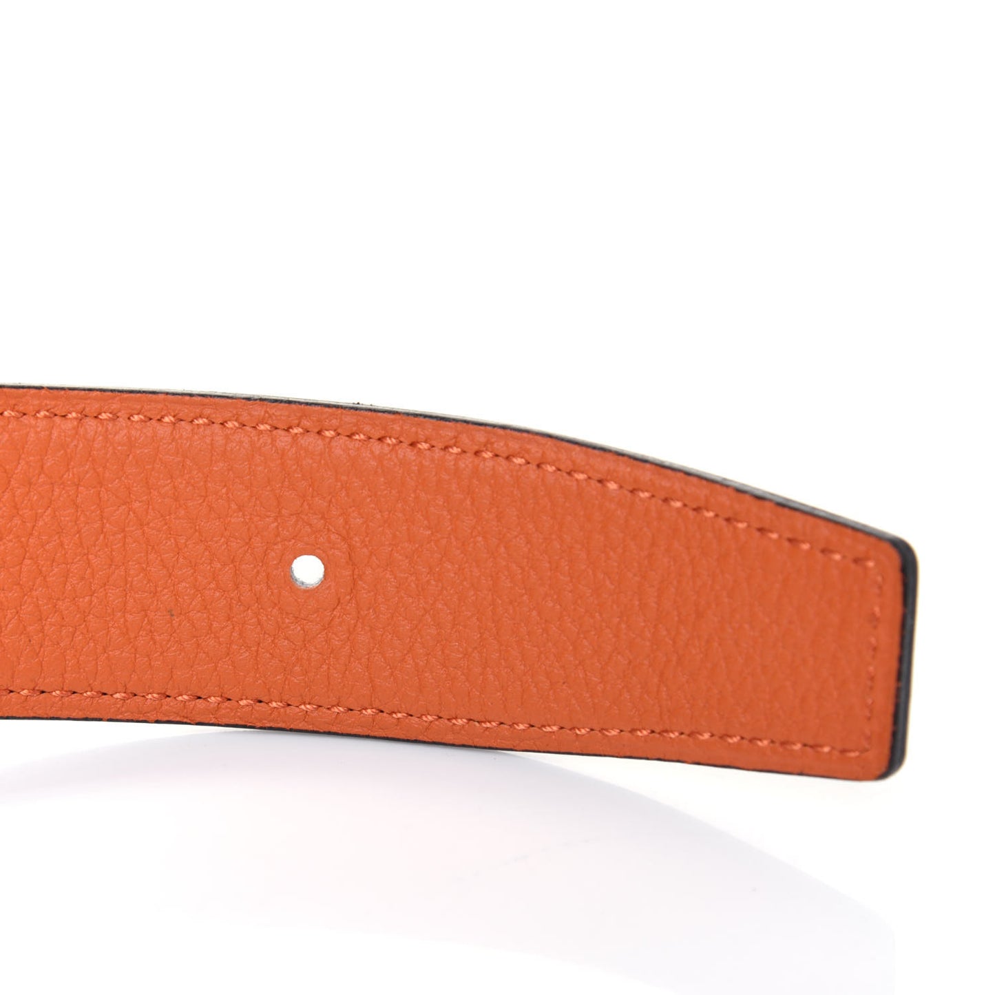 Box Togo 32mm Guilloche H Belt 90 Black Orange