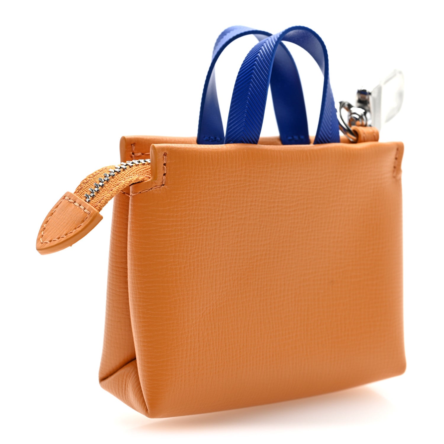 Louis Vuitton Cowhide LV Mini Shopper Bag Charm Safran 3 of 6
