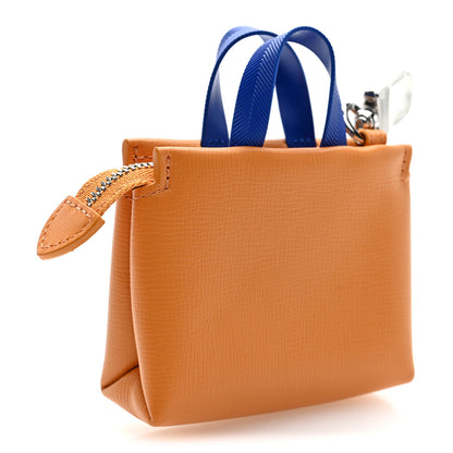 Louis Vuitton Cowhide LV Mini Shopper Bag Charm Safran 3 of 6