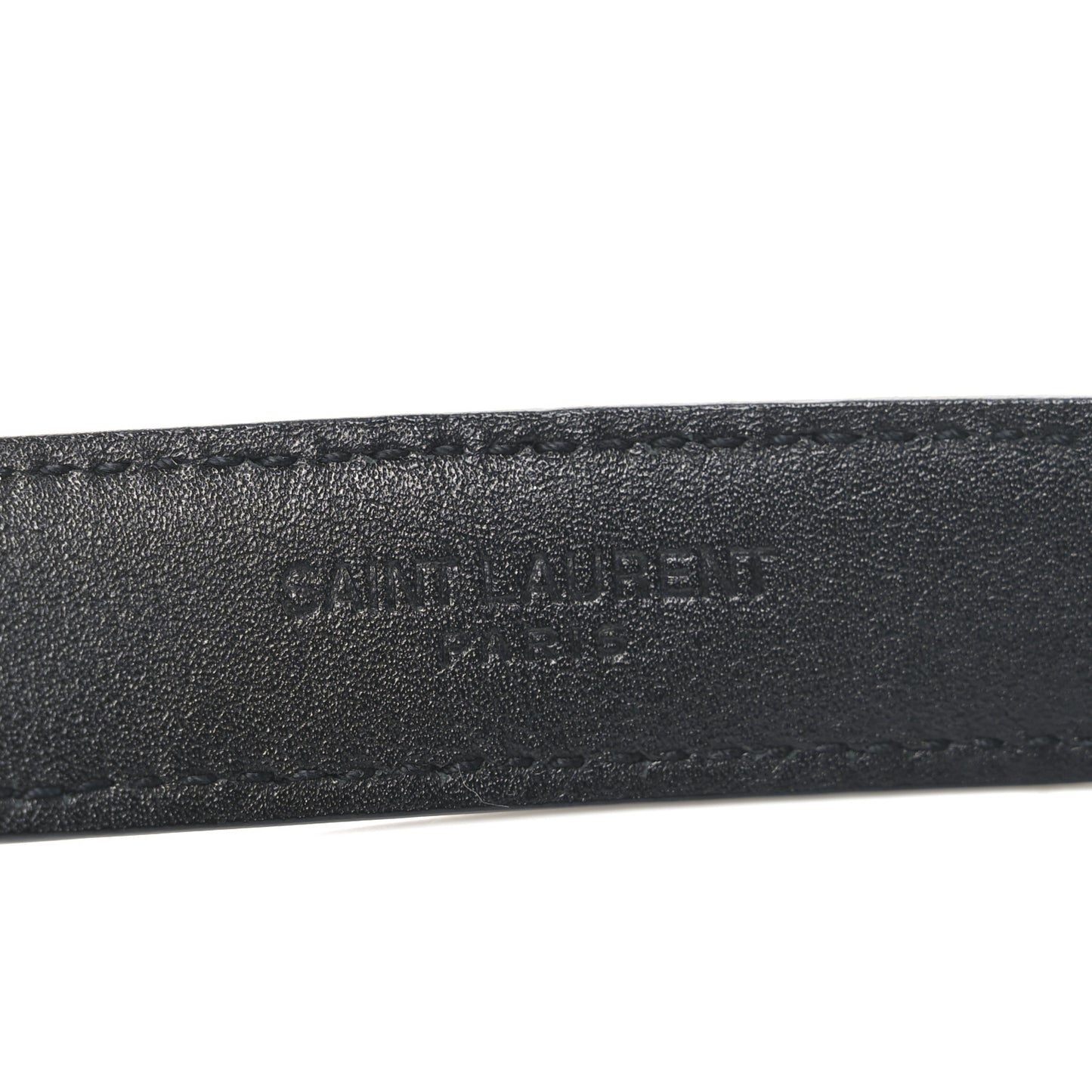 Smooth Calfskin Monogram Square Buckle Belt 75 30 Black