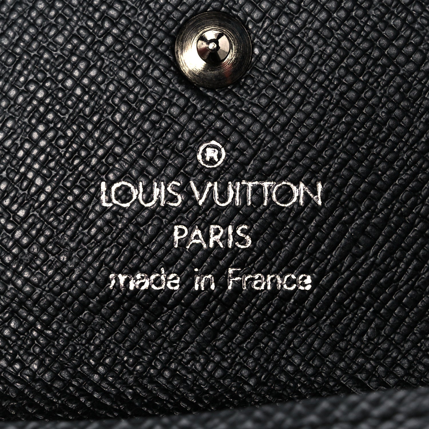 Louis Vuitton Taiga Coin Key Pouch Black 6 of 8