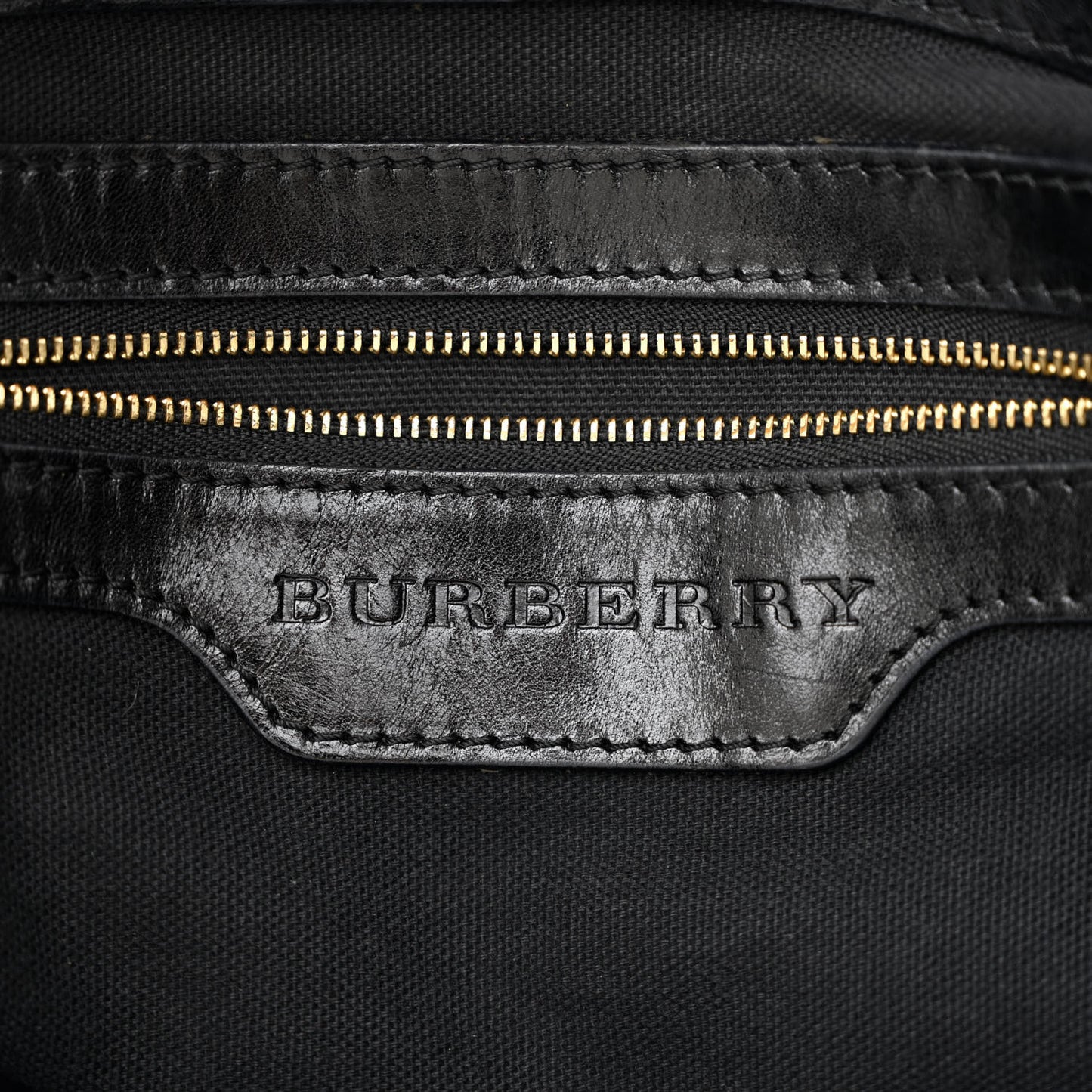 House Check Bridle Calfskin Medium Gosford Hobo Black