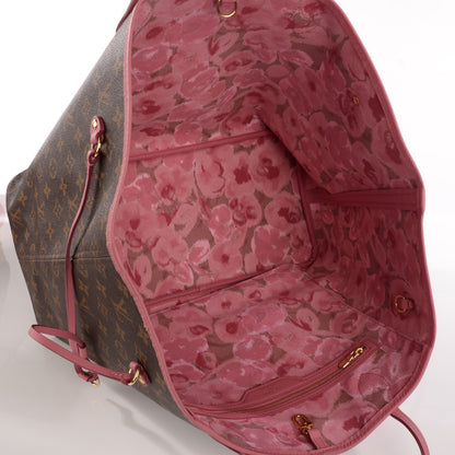 Louis Vuitton Monogram Articles de Voyage Ikat Neverfull GM Rose Velours 5 of 7