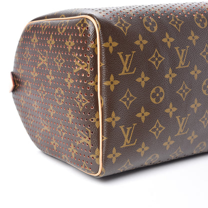 Louis Vuitton Monogram Perforated Speedy 30 Orange 5 of 9