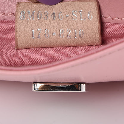 Fendi Vitello Century Hypnoteyes Tube Wallet On Chain Bubblegum 7 of 10