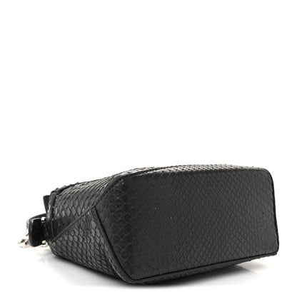 Loewe Snakeskin Mini Puzzle Bag Dark Grey 4 of 10