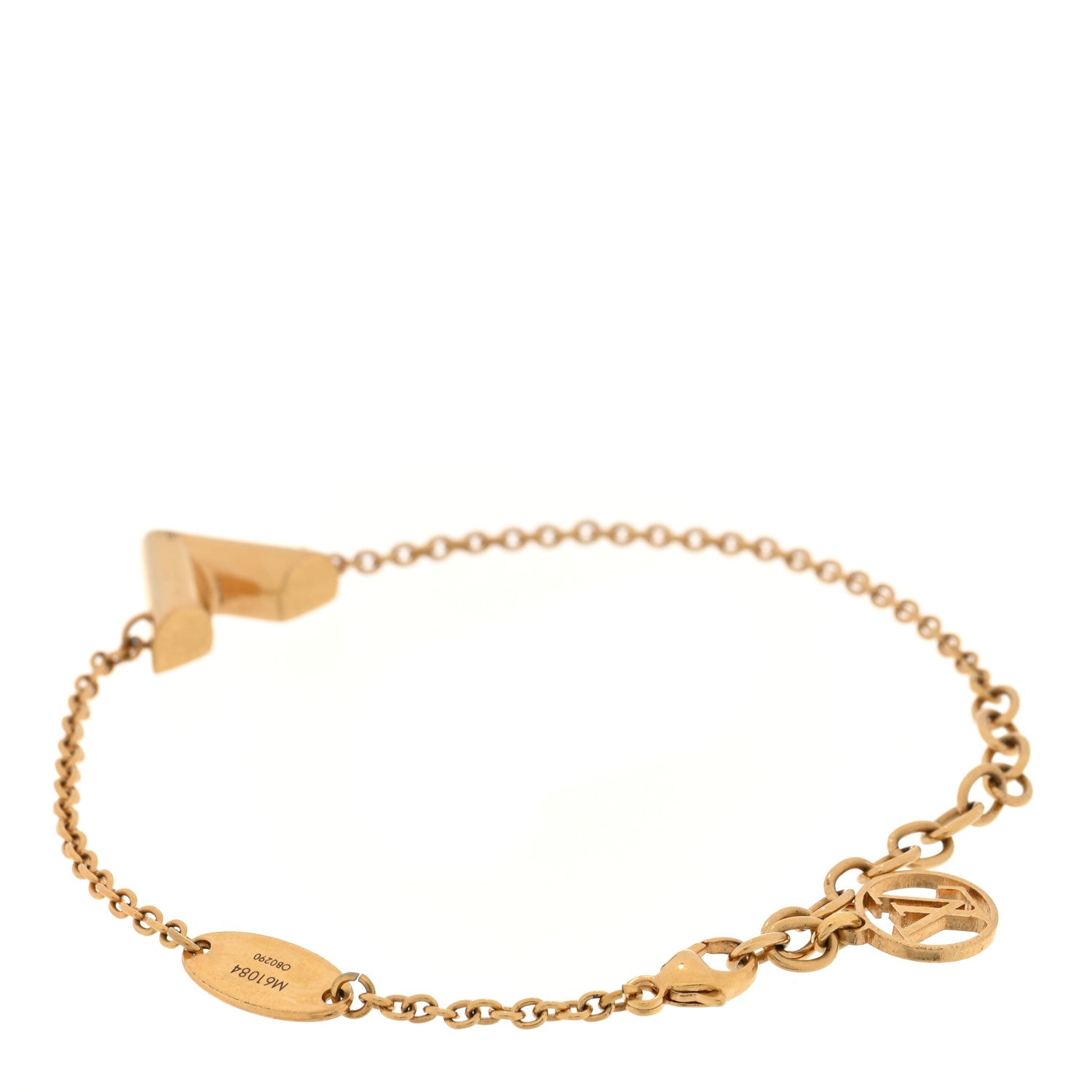Louis Vuitton Essential V Bracelet Gold 3 of 4