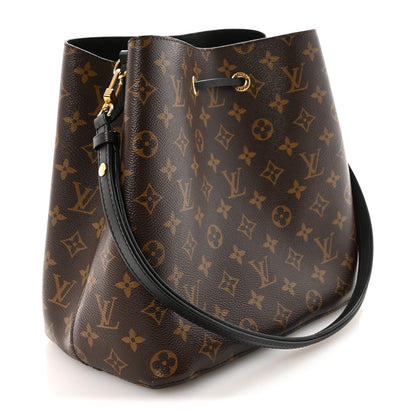 Louis Vuitton Monogram Neonoe MM Black 3 of 8