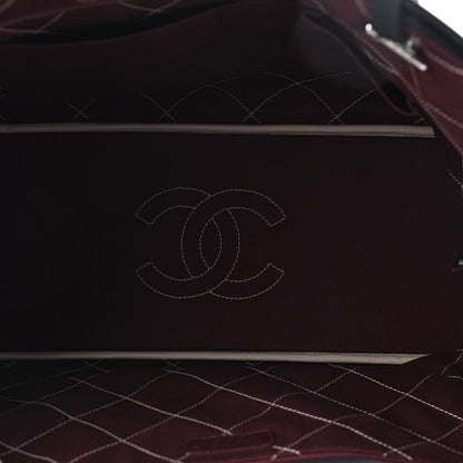 Chanel Grained Calfskin Large Fever Shopping Tote Beige 5 of 10