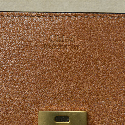 Chloe Grained Lambskin Mini Drew Shoulder Bag Caramel 6 of 10