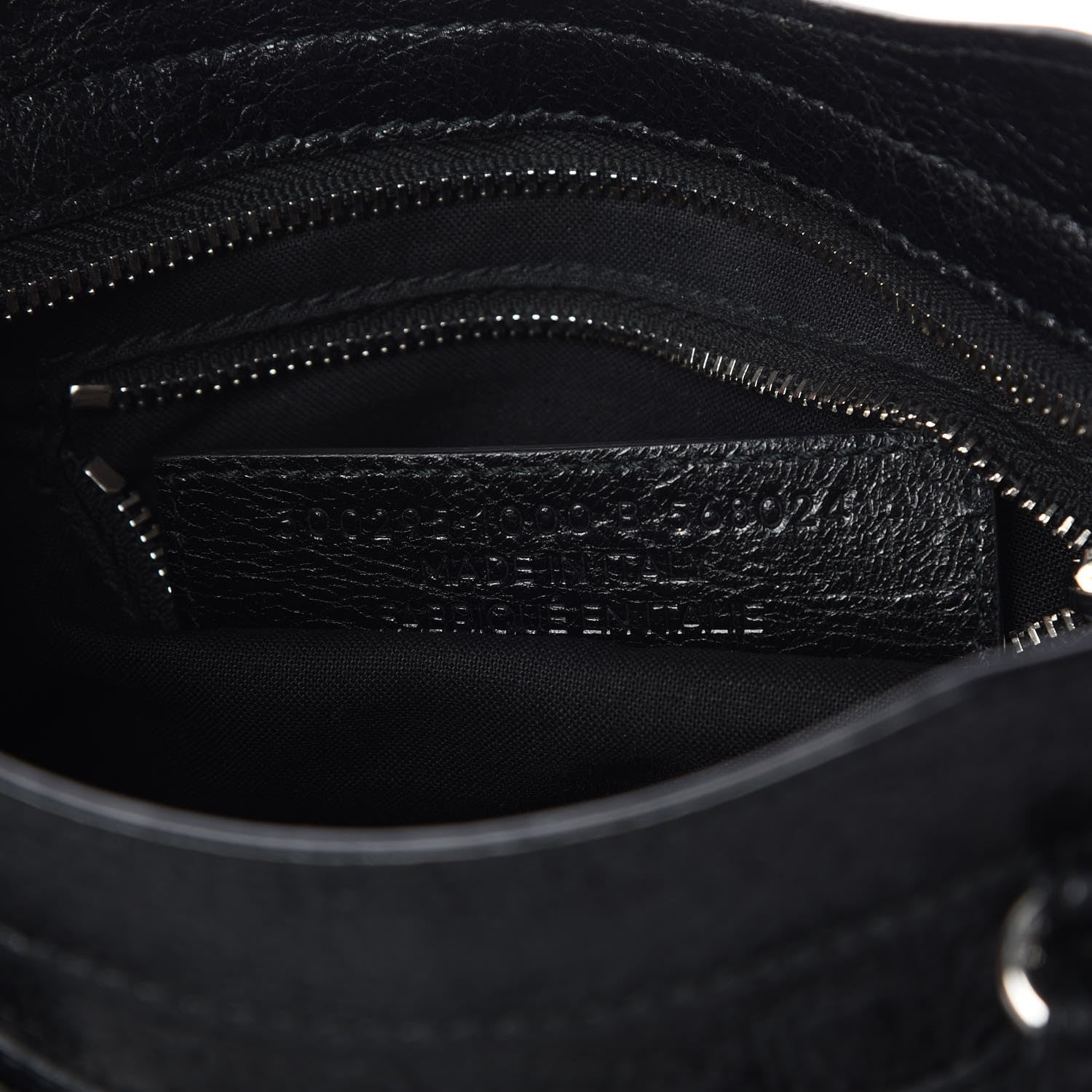 Balenciaga Agneau Classic Silver Hardware Mini City Black 9 of 9
