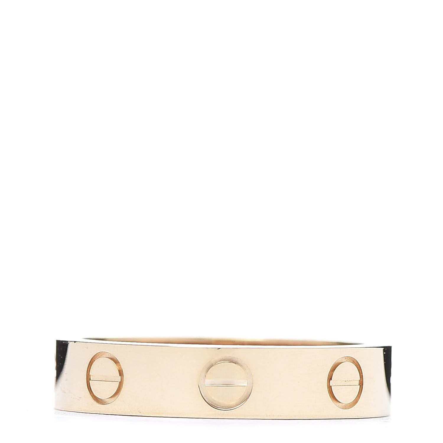 Cartier 18K Yellow Gold Diamond 4mm LOVE Wedding Band Ring 50 5.25 3 of 6