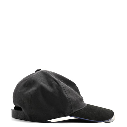 Fendi Cotton Suede Eyecap Shield Sunglasses With Baseball Cap Black 5 of 10