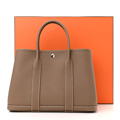 Hermes Negonda Garden Party 30 TPM Etoupe 10 of 10