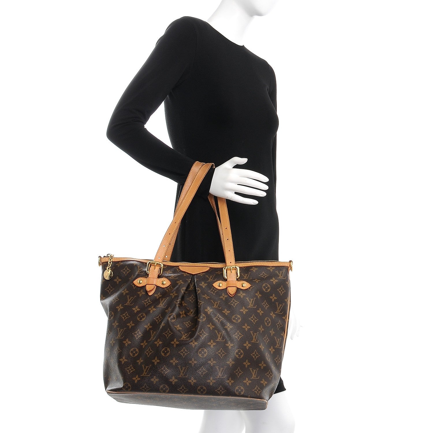 Louis Vuitton Monogram Palermo GM 3 of 8