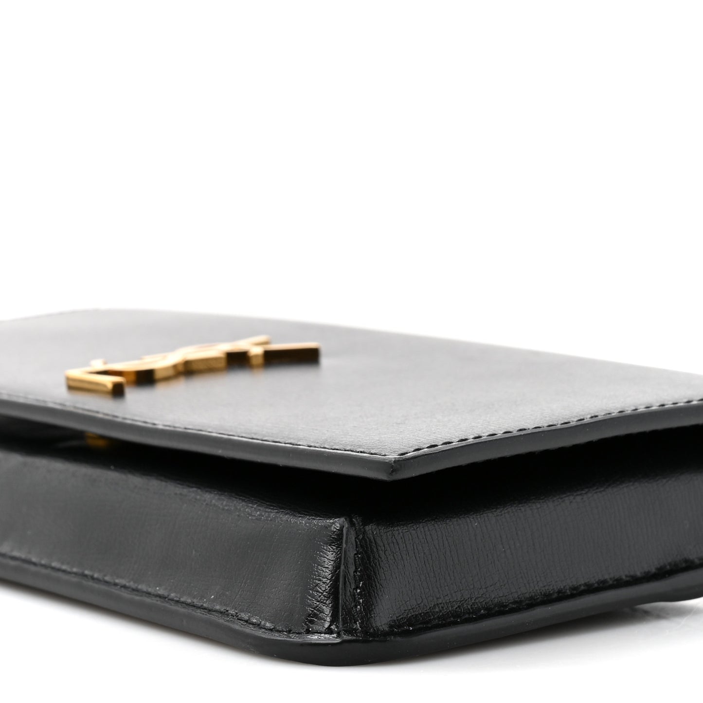 Calfskin Monogram Cassandre Phone Holder With Strap Black Black