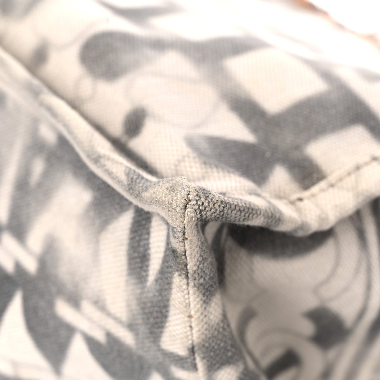 Canvas Large Iliad Shopping Tote Beige
