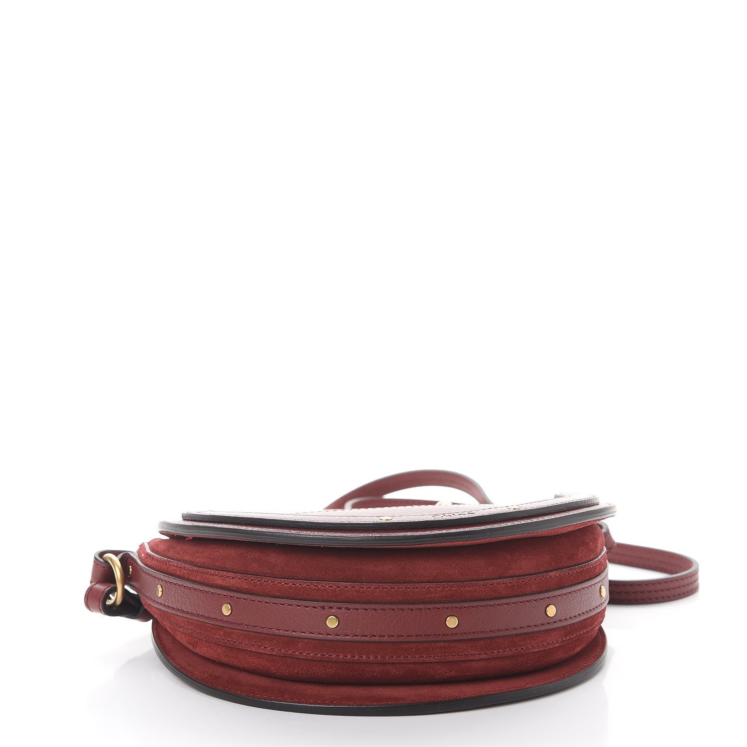 Chloe Calfskin Suede Small Pixie Bag Sienna Red 4 of 7