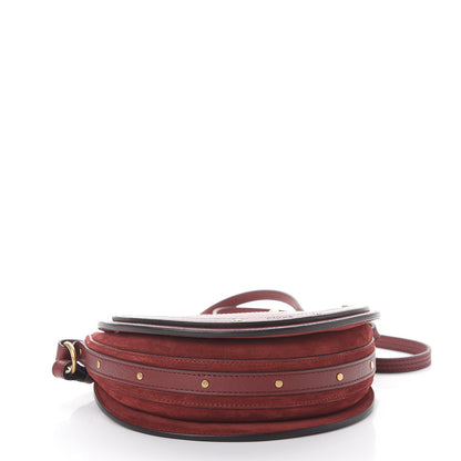 Chloe Calfskin Suede Small Pixie Bag Sienna Red 4 of 7